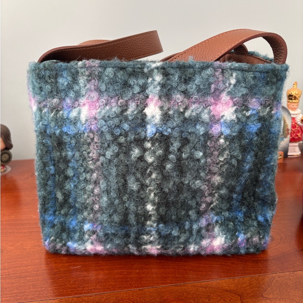 Sundance Catalog tweed handbag